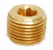 Brass Pipe Fittings Brass Counter Sunk Head Plug